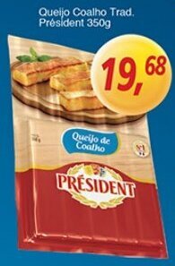 Supermercados Guanabara Queijo Coalho Trad. President 350g oferta