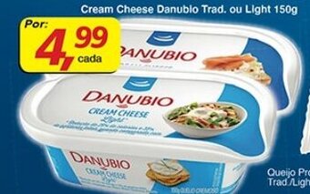Supermercados Guanabara Creme Cheese Danubio Trad. ou Light 150g oferta