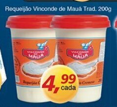Supermercados Guanabara Requeijao Vinconde de Maua Trad. 200g oferta