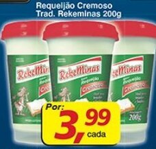 Supermercados Guanabara Requeijao Cremoso Trad. Rekeminas 200g oferta