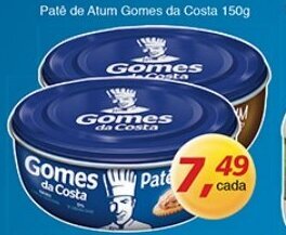 Supermercados Guanabara Pate de atum Gomes da Costa 150g oferta