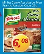 Supermercados Guanabara Minha Carne Assada ou Meu Frango Assado Knorr 25g oferta