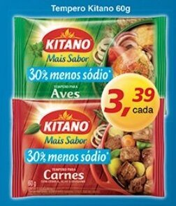 Supermercados Guanabara Tempero Kitano 60g oferta