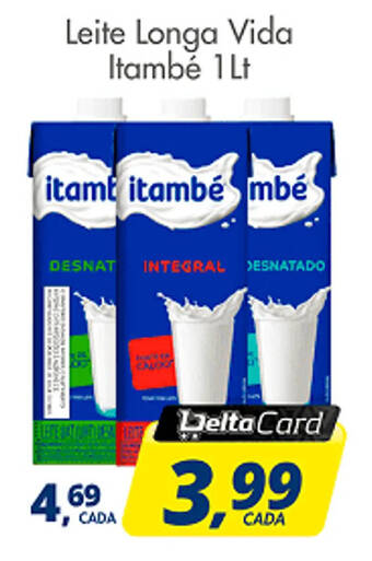 Delta Supermercados Leite Longa Vida Itambé 1 Lt oferta