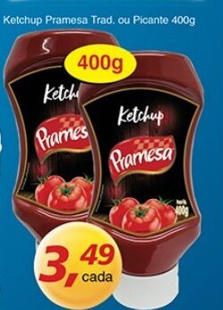 Supermercados Guanabara Ketchup Pramesa Trad. ou Picante 400g oferta