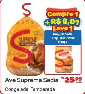 Supermercados Condor Ave Supreme Sadia oferta