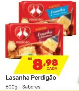 Supermercados Condor Lasanha Perdigão 600g - Sabores oferta