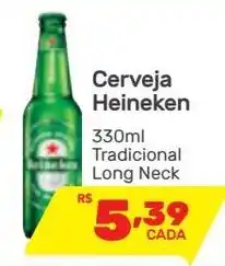 Supermercados Condor Cerveja Heineken 330ml Tradicional Long Neck oferta