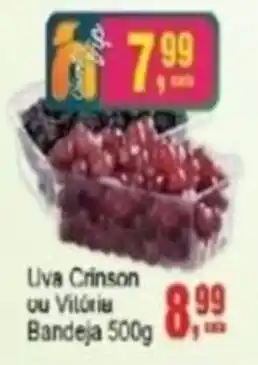 Uva Crinson ou Vitória Bandeja 500g