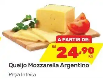 Queijo Mozzarella Argentino Peça Inteira