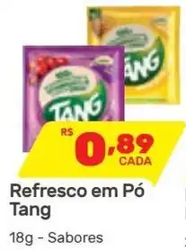 Refresco em Pó Tang 18g - Sabores