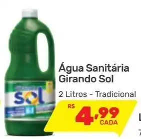 Água Sanitária Girando Sol 2 Litros - Tradicional