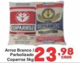 Rede Super Compras Arroz Branco / Parbolizado Coparroz 5kg| oferta