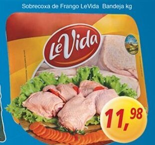 Supermercados Guanabara Sobrecoxa de Frango Le Vida BDJ 1kg oferta