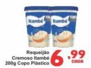 Rede Super Compras Requeijão Cremoso Itambé 200g Copo Plástico oferta