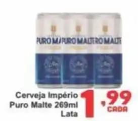 Rede Super Compras Cerveja Império Puro Malte 269ml oferta