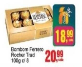 Sonda Bombom Ferrero Rocher Trad 100g c/ 8 oferta