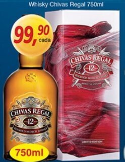 Supermercados Guanabara Whisky Chivas Regal 750ml oferta