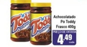 Higa's Supermercado Achocolatado po Toddy Frasco 400g oferta