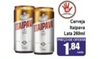 Higa's Supermercado Cerveja Itaipava lata 269ml oferta