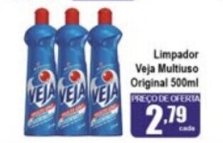Higa's Supermercado Limpador Veja Multiuso Original 500ml oferta