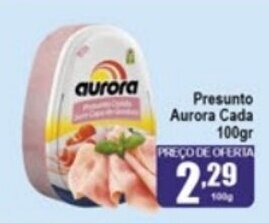 Higa's Supermercado Presunto Aurora Cada 100g oferta