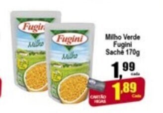 Higa's Supermercado Milho Verde Fugini Sache 170g oferta