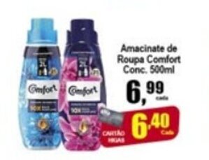Higa's Supermercado Amaciante de roupas Comfort Conc. 500ml oferta