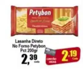 Higa's Supermercado Lasanha direto No Fomo Petybom pct 200g oferta