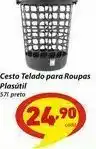 Cesto para roupa plasutil