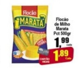 Higa's Supermercado Flocao de Milho Marata pct 500g oferta