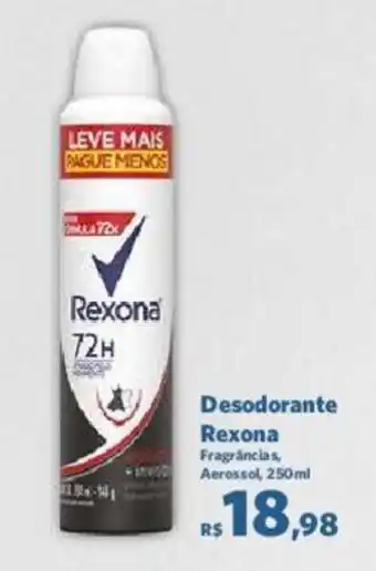 Sam's Club Desodorante Rexona Fragrâncias, Aerossol, 250ml oferta