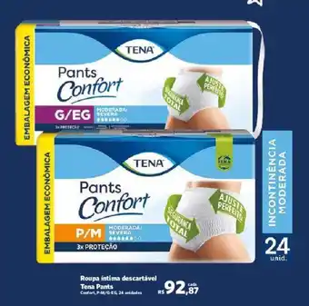 Sam's Club Roupa intima descartável Tena Pants oferta