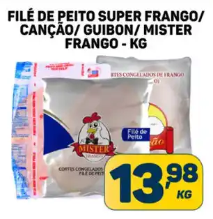 Dom Atacadista FILÉ DE PEITO SUPER FRANGO/ CANÇÃO/ GUIBON/MISTER FRANGO - KG oferta