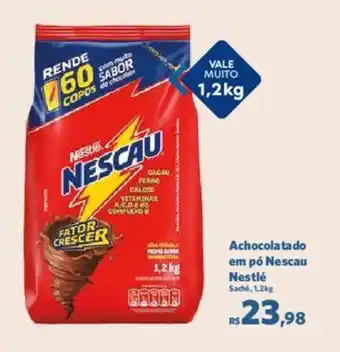 Sam's Club Achocolatado em pó Nescau Nestlé Sache, 1,2kg oferta