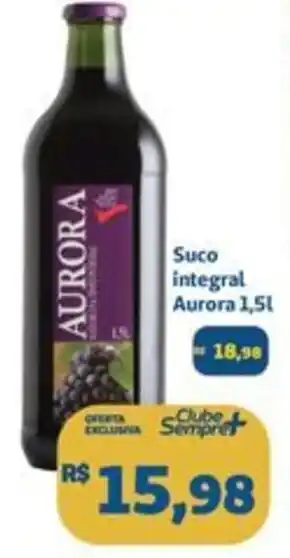 Sempre Vale Supermercados Suco integral Aurora 1,5L oferta