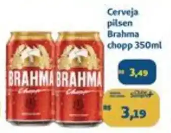 Cerveja pilsen Brahma chopp 350ml