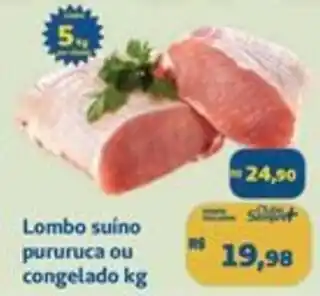 Lombo suino pururuca ou congelado kg