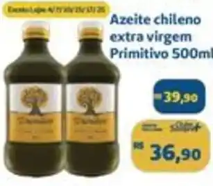 Sempre Vale Supermercados Azeite chileno extra virgem Primitivo 500ml oferta