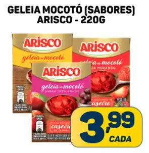 GELEIA MOCOTÓ (SABORES) ARISCO-220G
