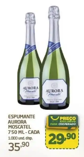 Cooper ESPUMANTE AURORA MOSCATEL 750 ML-CADA oferta