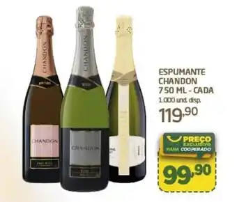 ESPUMANTE CHANDON 750 ML-CADA