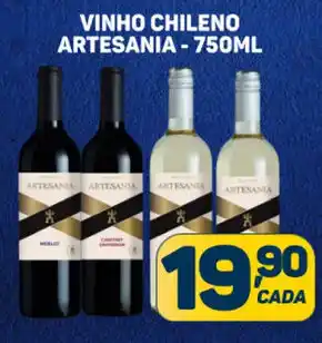 Dom Atacadista VINHO CHILENO ARTESANIA - 750ML oferta