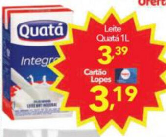 Lopes Supermercados Leite Quata 1L oferta