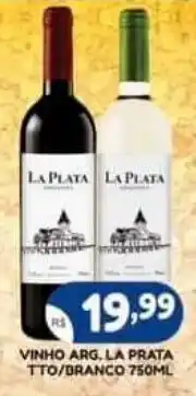 Bramil Supermercados VINHO ARG. LA PRATA TTO/BRANCO 750ML oferta