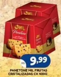 Bramil Supermercados PANETONE MIL FRUTAS CRISTALIZADAS CX 400G oferta