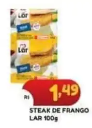 Bramil Supermercados STEAK DE FRANGO LAR 100g oferta