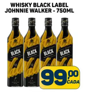 Dom Atacadista WHISKY BLACK LABEL JOHNNIE WALKER - 750ML oferta