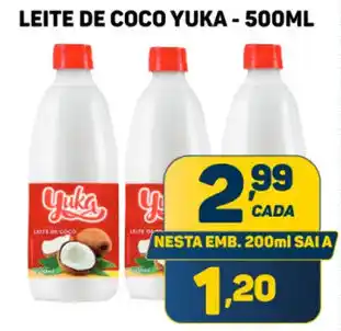 Dom Atacadista LEITE DE COCO YUKA - 500ML oferta