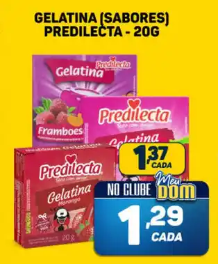 Dom Atacadista GELATINA (SABORES) PREDILECTA - 20G oferta